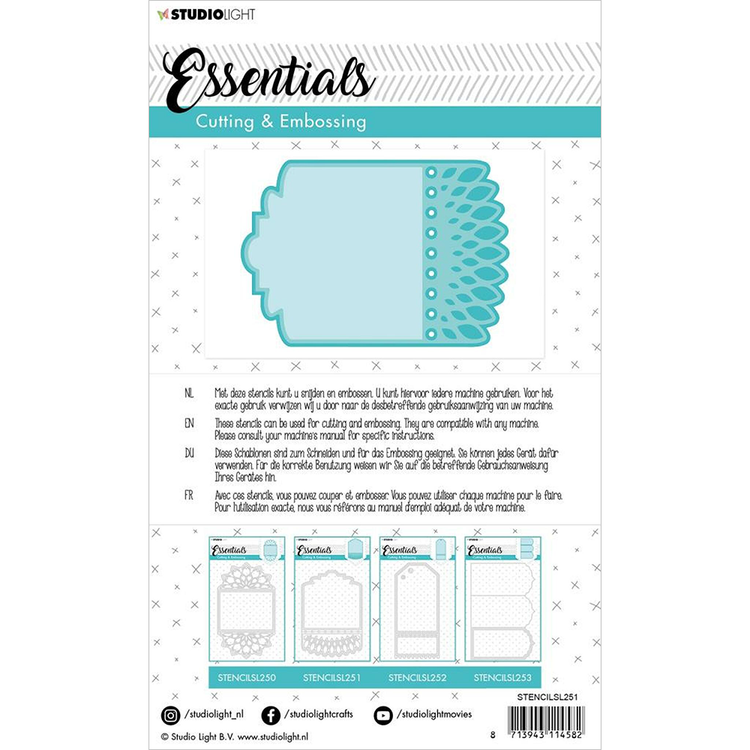 Essentials Cutting & Embossing Dies: NR. 251