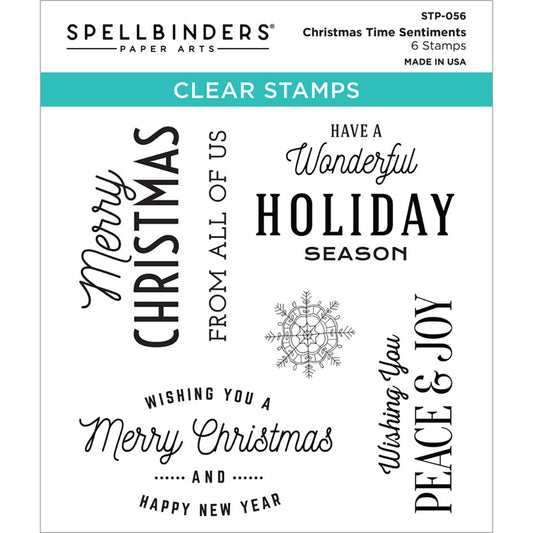 Christmas Traditions Clear Stamps - Christmas Time Sentiments