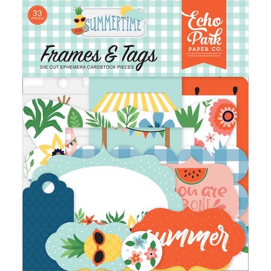 Summertime Ephemera - Frames & Tags