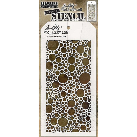 Stamper's Anonymous Tim Holtz Layering Stencil Bubbles