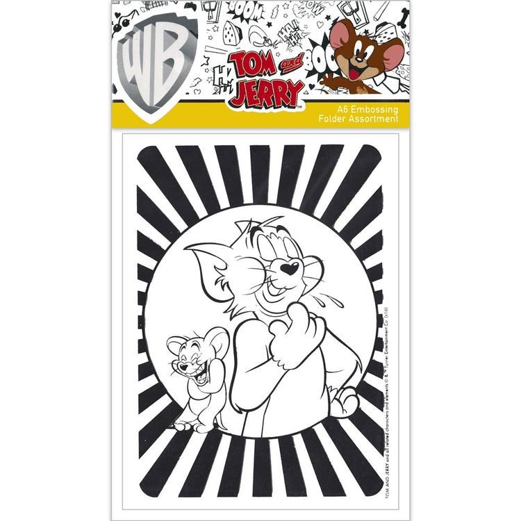 Warner Bros. Tom and Jerry Design A A6 Embossing Folder