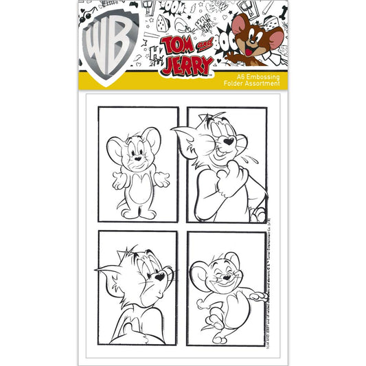 Warner Bros. Tom and Jerry Design B A6 Embossing Folder