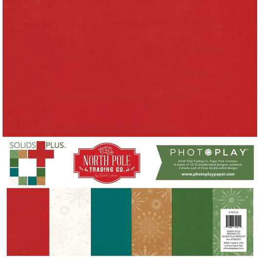 PhotoPlay The North Pole Trading Co. 12x12 Solids Pack