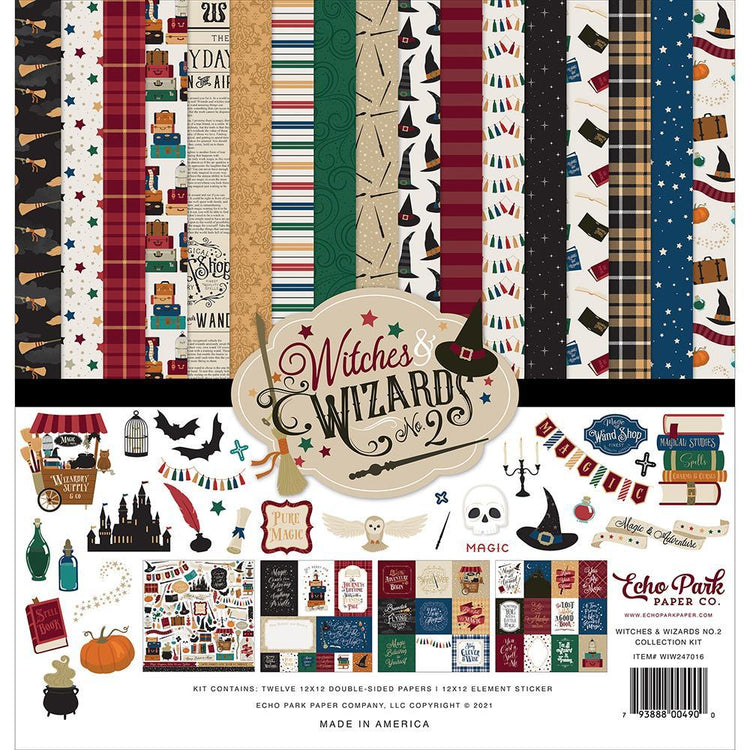 Echo Park Witches & Wizards No. 2 12x12 Collection Kit