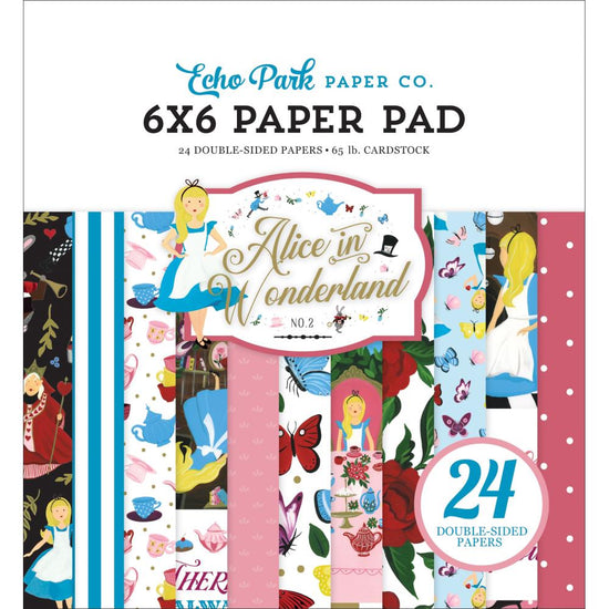Echo Park Alice in Wonderland 6x6 Paper Pad