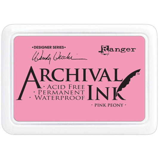 Ranger Archival Ink Pad: Wendy Vecchi Pink Peony