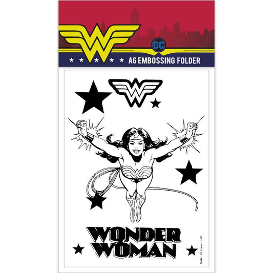 Warner Bros. Wonder Woman Design C A6 Embossing Folder
