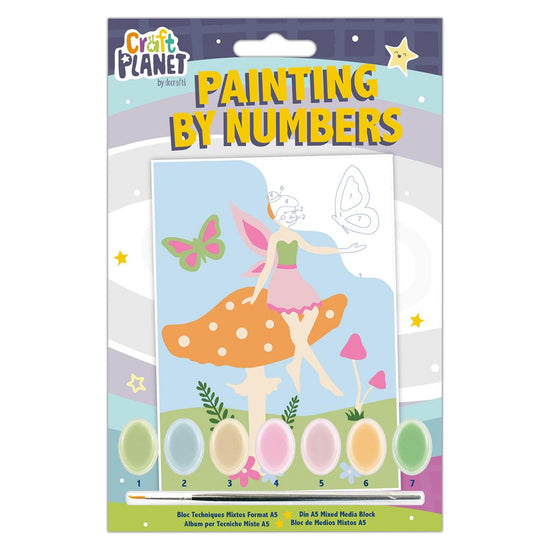 Craft Planet Mini Paint by Numbers Kit: Fairy
