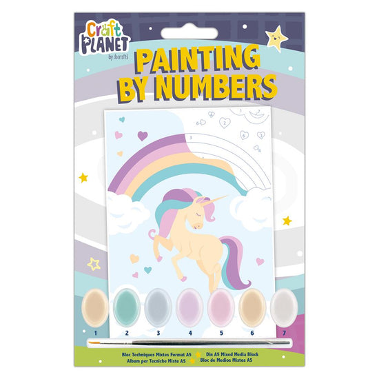 Craft Planet Mini Paint by Numbers Kit: Unicorn
