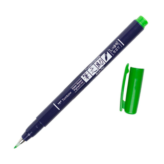 Tombow Fudenosuke Color Brush Pen - Green