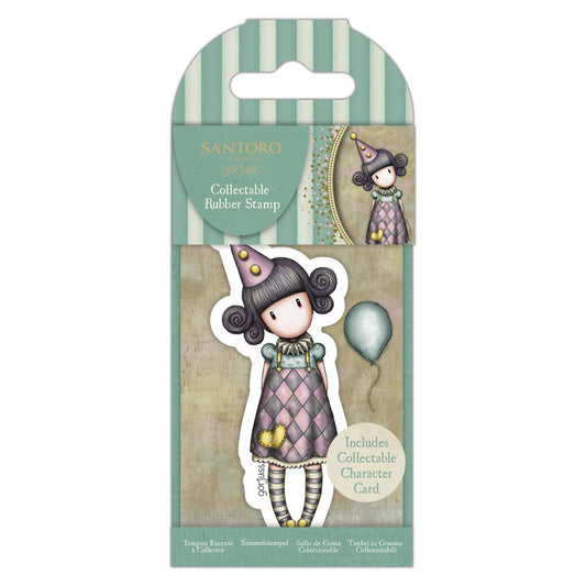 Santoro - Gorjuss Collectable Rubber Stamp: No. 69 Pierrot