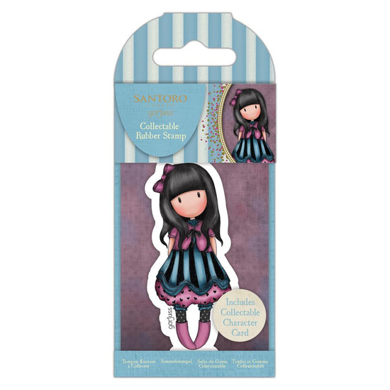 Santoro - Gorjuss Collectable Rubber Stamp: No. 75 The Frock