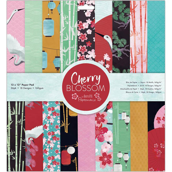 Papermania Cherry Blossom 12x12 Paper Pad
