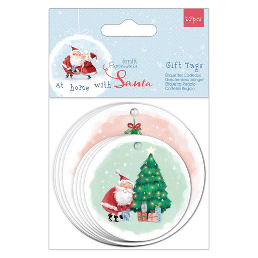 Papermania At Home with Santa Gift Tags