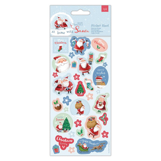 Papermania At Home with Santa Sticker Sheet