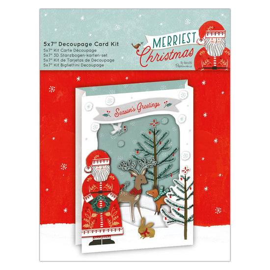 Papermania Merriest Christmas Decoupage Card Kit